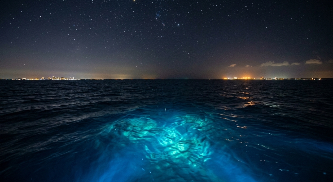 Night fishing offshore in Key West for swordfish, snapper, and tuna