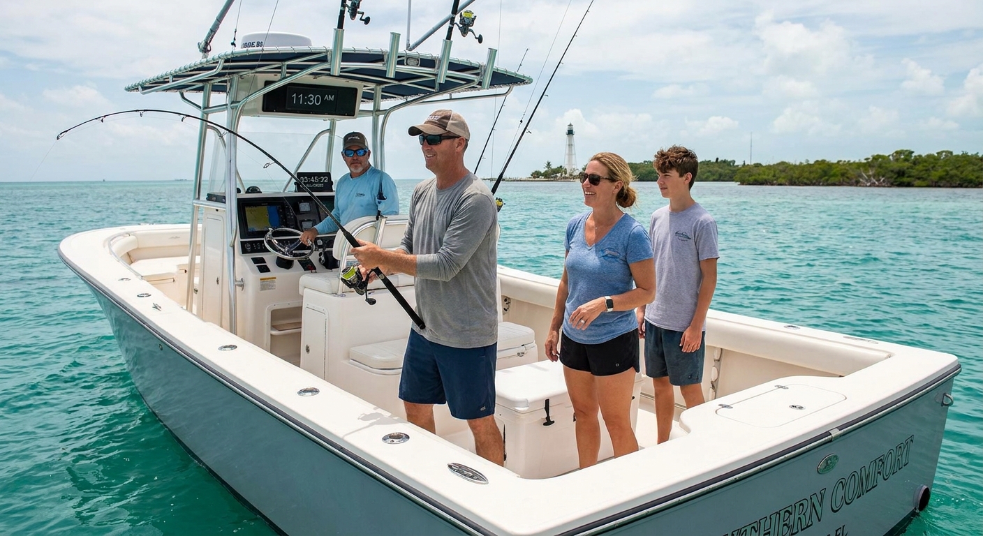 Key West 4-hour fishing charter cost and experience